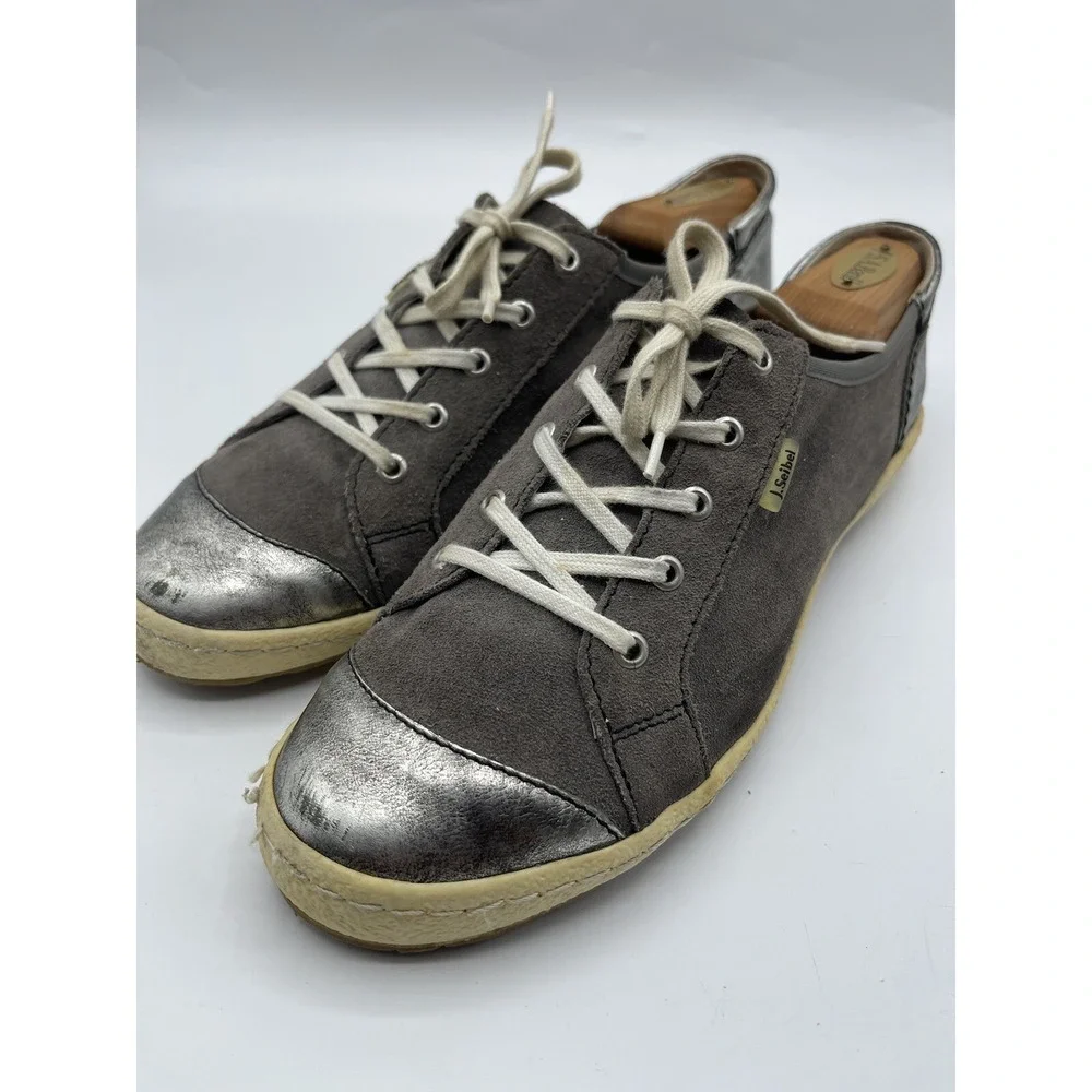 Josef Siebel Leather Comfort Walking Sneaker Shoes‎ Women's Size 42 EU 10.5 US